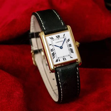 cartier uhr tank|original cartier watch.